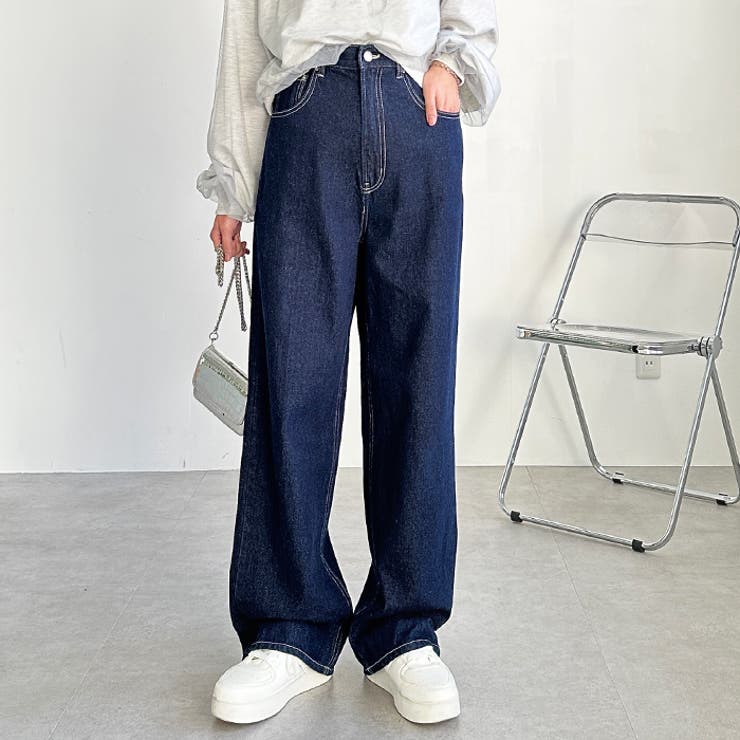 ハイウエストストレートデニム[品番：GERW0010588]｜GeeRA（ジーラ）の