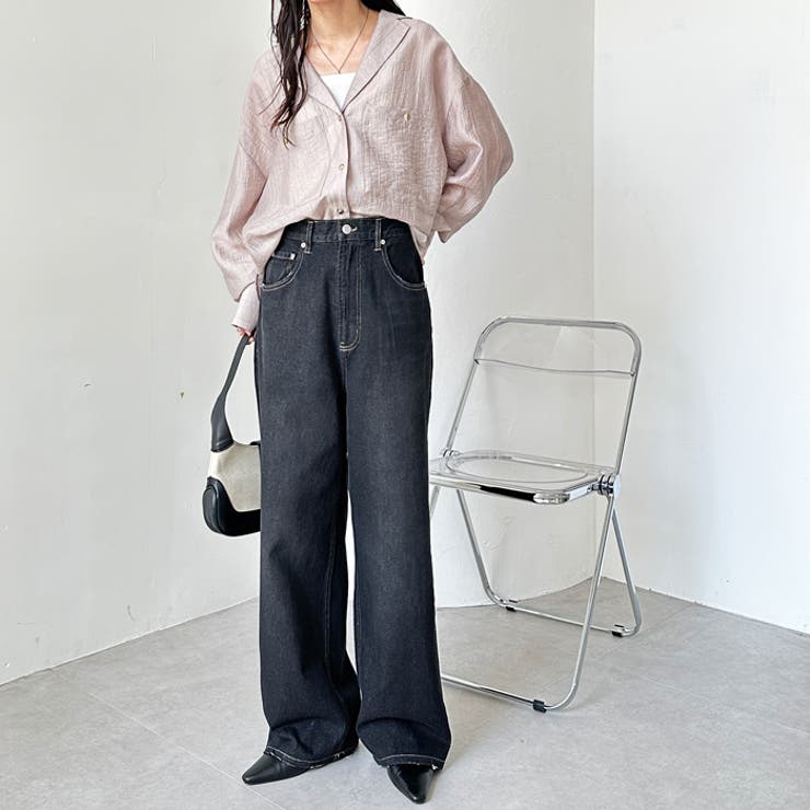 ハイウエストストレートデニム[品番：GERW0010588]｜GeeRA