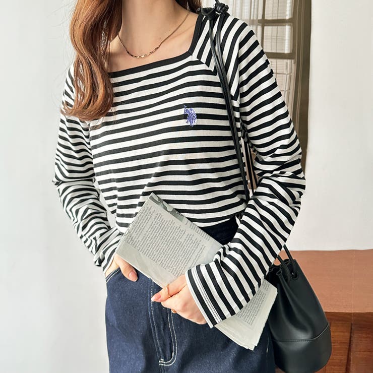 【Ｕ．Ｓ． ＰＯＬＯ ＡＳＳＮ．】スクエアネックロンT | GeeRA | 詳細画像6 