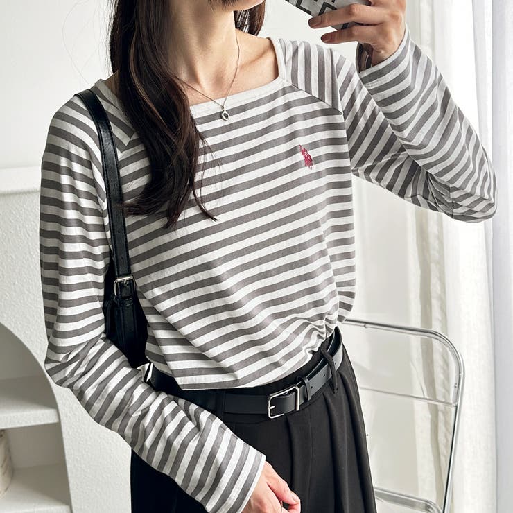 【Ｕ．Ｓ． ＰＯＬＯ ＡＳＳＮ．】スクエアネックロンT | GeeRA | 詳細画像22 