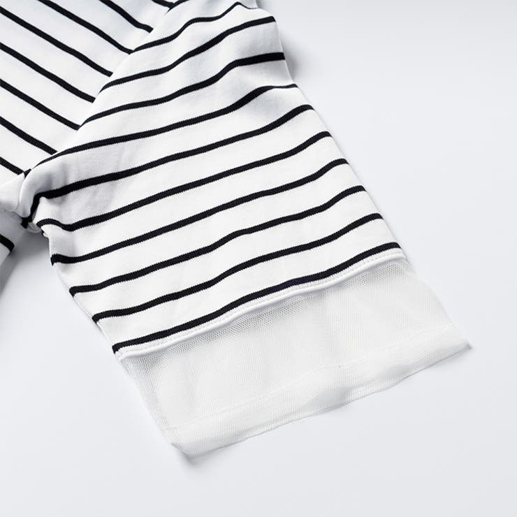 綿１００％袖シアー切替シルケットＴシャツ | GeeRA | 詳細画像29 