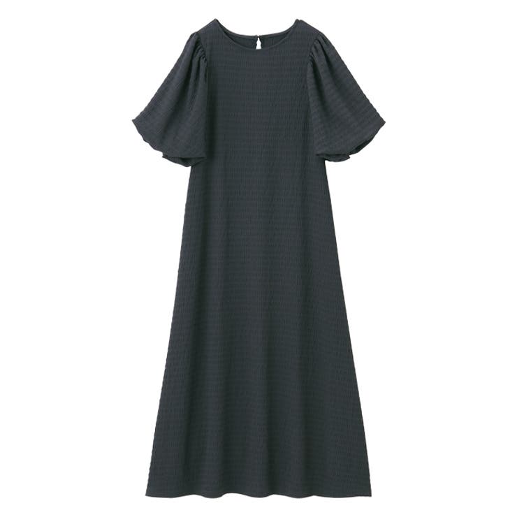 ボリューム袖楽ちん表面感ワンピース | GeeRA | 詳細画像31 