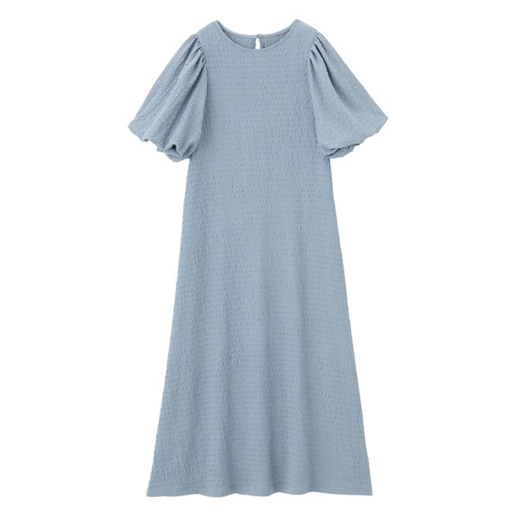 ボリューム袖楽ちん表面感ワンピース | GeeRA | 詳細画像32 