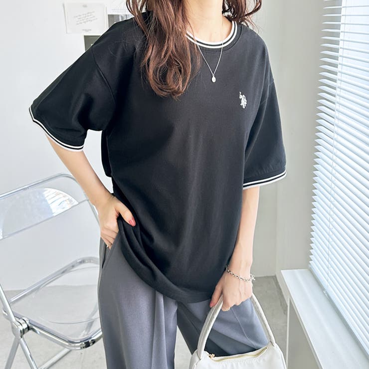 【Ｕ．Ｓ． ＰＯＬＯ ＡＳＳＮ．】ライン配色Ｔシャツ | GeeRA | 詳細画像19 