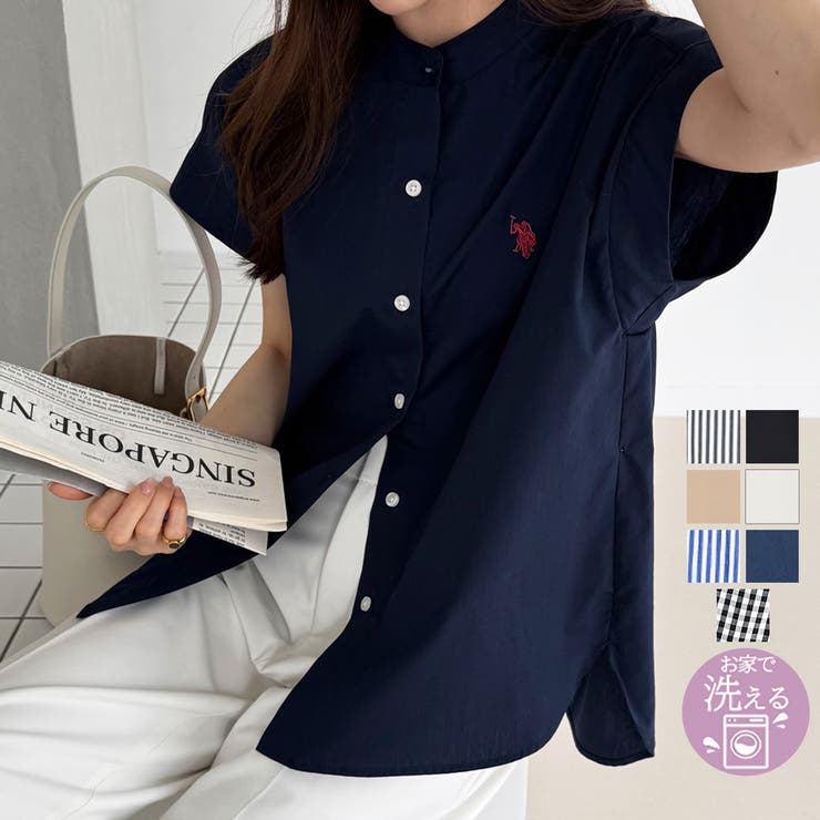 【Ｕ．Ｓ． ＰＯＬＯ ＡＳＳＮ．】フレンチスリーブシャツ | GeeRA | 詳細画像1 