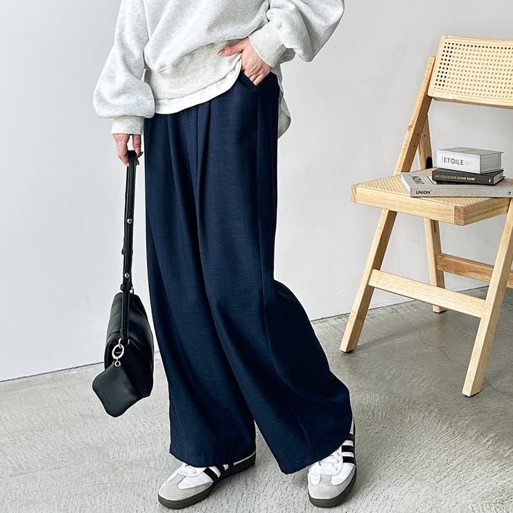 上品見え！ダブルタックワイドイージーパンツ | GeeRA | 詳細画像26 