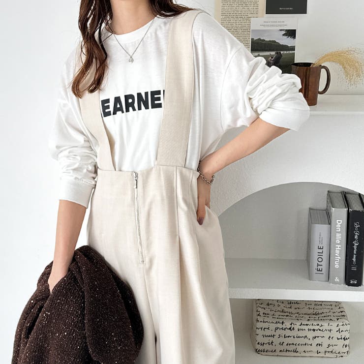 フロントジップハイウエストサロペット | GeeRA | 詳細画像21 