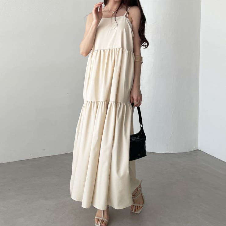 バックリボンティアードキャミワンピース | GeeRA | 詳細画像14 