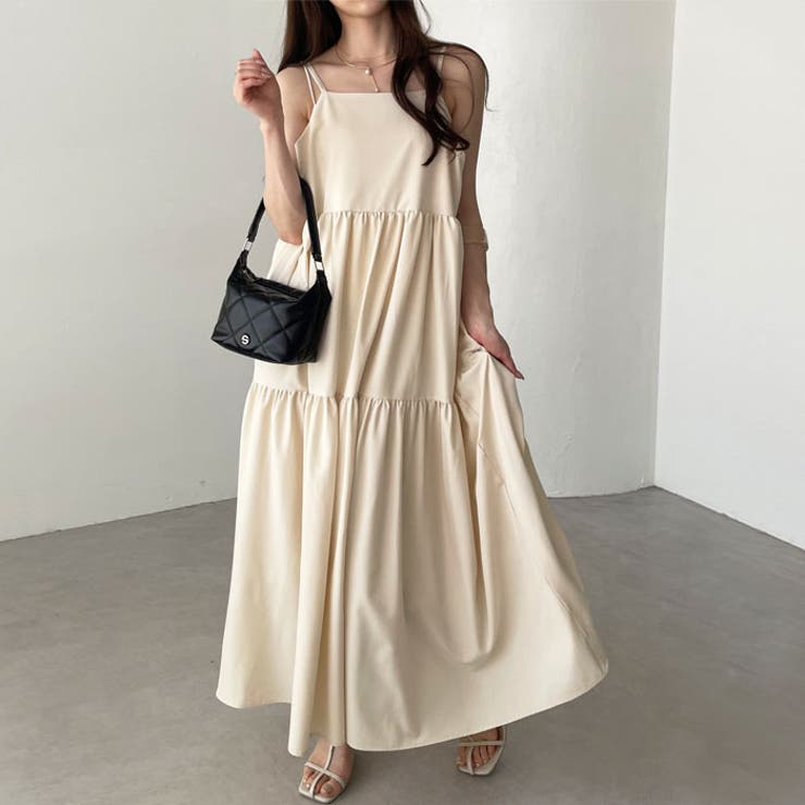 バックリボンティアードキャミワンピース | GeeRA | 詳細画像15 