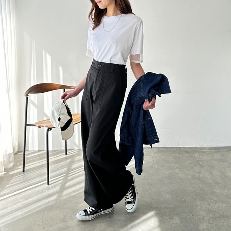 コットンワイドベイカーパンツ | GeeRA | 詳細画像26 