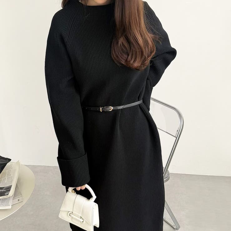 前後２ＷＡＹハーフジップニットワンピース | GeeRA | 詳細画像10 