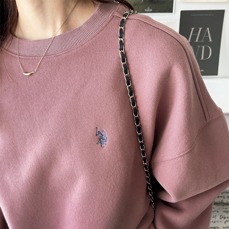爆買いしたい U．S． POLO ASSN．】表ピーチ裏起毛スウェット[品番 Lサイズ
