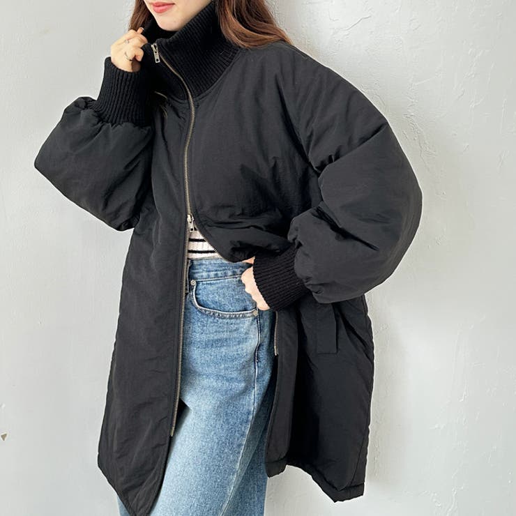 スタンドカラー裏キルティングコート[品番：GERW0010749]｜GeeRA