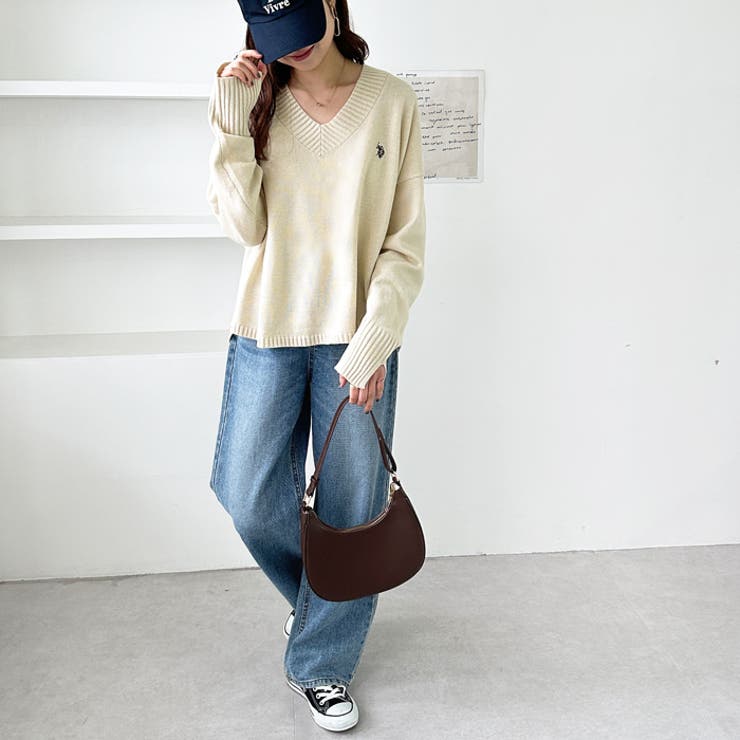 【Ｕ．Ｓ． ＰＯＬＯ ＡＳＳＮ．】Ｖネックニットプルオーバー | GeeRA | 詳細画像7 