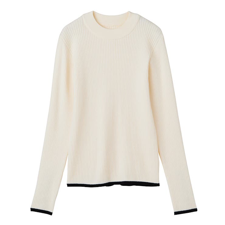 袖口ボタン配色ハイネックリブニット | GeeRA | 詳細画像62 