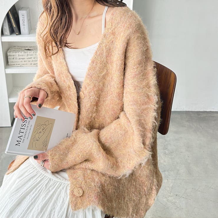 ブークレミックスシャギーカーディガン | GeeRA | 詳細画像29 