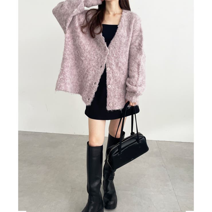 ブークレミックスシャギーカーディガン | GeeRA | 詳細画像36 