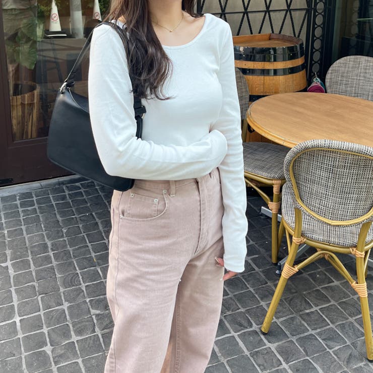 【nelliy.】バックオープンリブトップス | GeeRA | 詳細画像10 