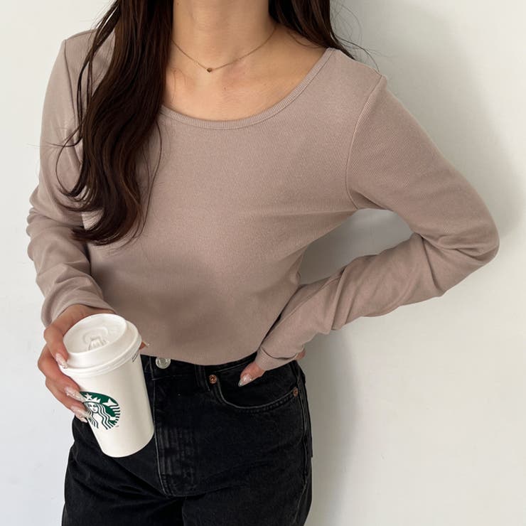 【nelliy.】バックオープンリブトップス | GeeRA | 詳細画像23 