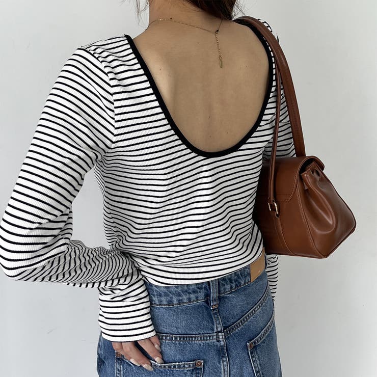 【nelliy.】バックオープンリブトップス | GeeRA | 詳細画像33 