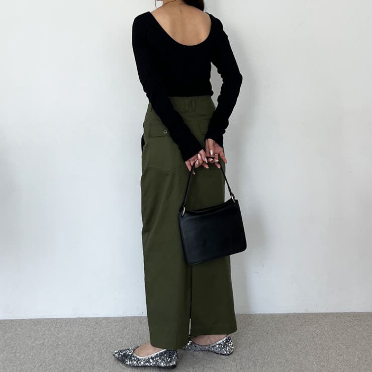 【nelliy.】バックオープンリブトップス | GeeRA | 詳細画像9 