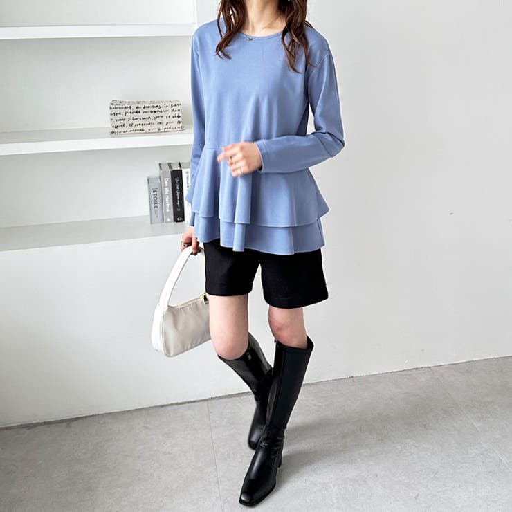 きれいめポンチペプラムティアードカットソー | GeeRA | 詳細画像22