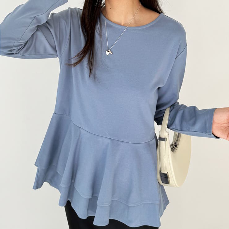 きれいめポンチペプラムティアードカットソー | GeeRA | 詳細画像16