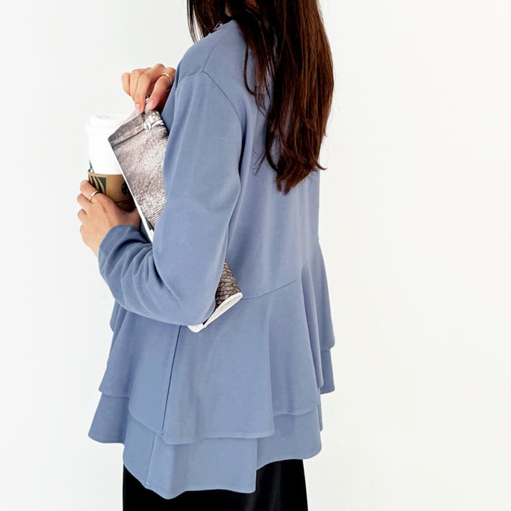 きれいめポンチペプラムティアードカットソー | GeeRA | 詳細画像17