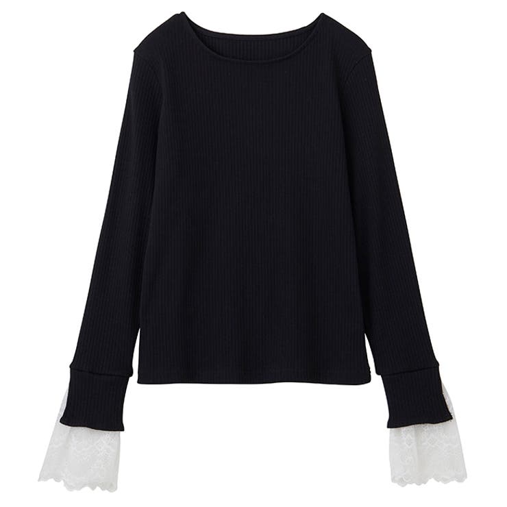 袖口レースボートネックリブカットソー | GeeRA | 詳細画像53 