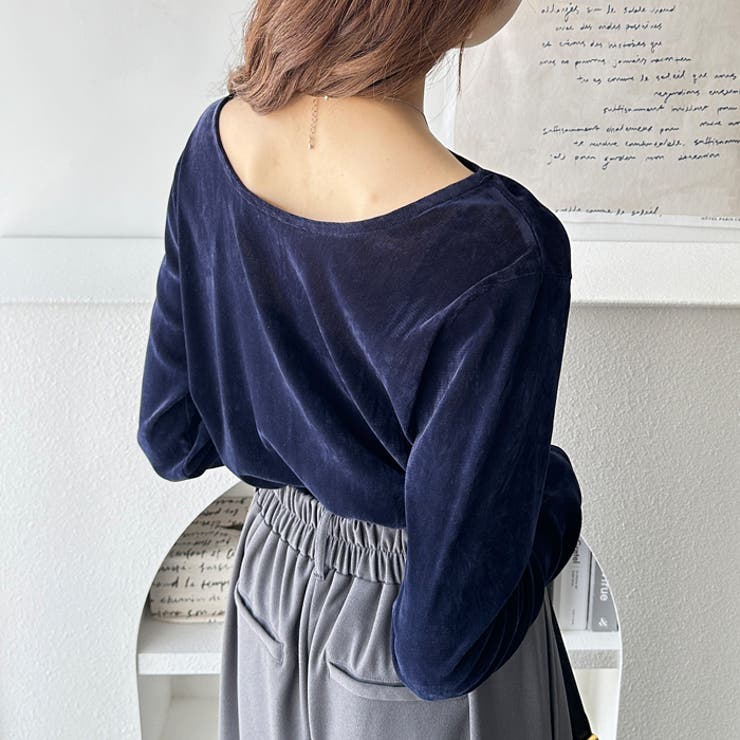 前後２ＷＡＹメッシュベロアカットソー | GeeRA | 詳細画像2 