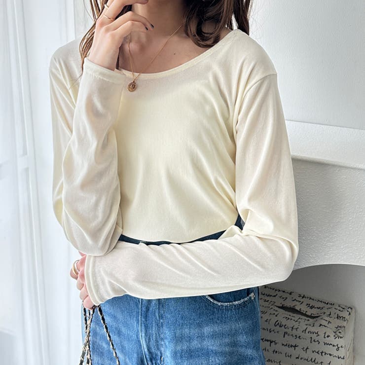 前後２ＷＡＹメッシュベロアカットソー | GeeRA | 詳細画像5 