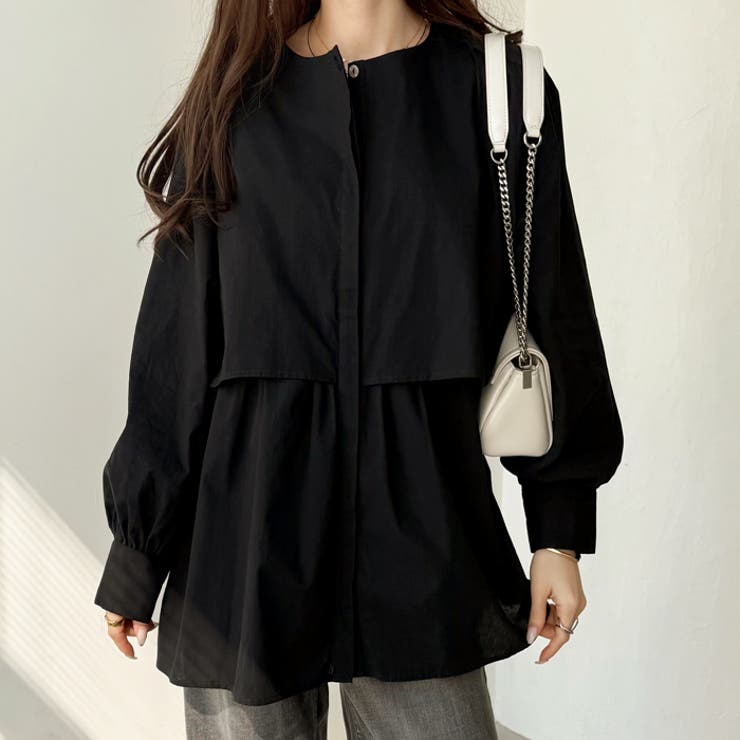 羽織りにもなる！ペプラムシャツチュニック | GeeRA | 詳細画像31 