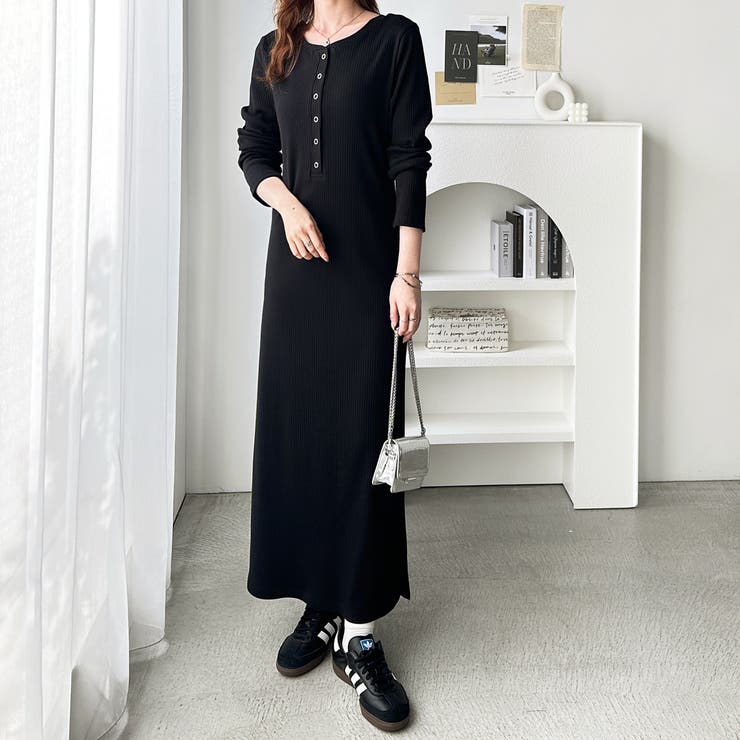 全骨格対応！前後２ＷＡＹ細見えリブワンピ | GeeRA | 詳細画像7 