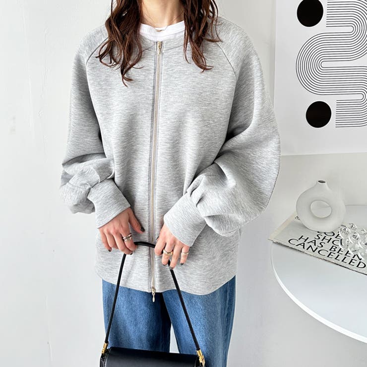 ままま 前後2WAYダブルジップスウェット[品番：GERW0010741]｜GeeRA