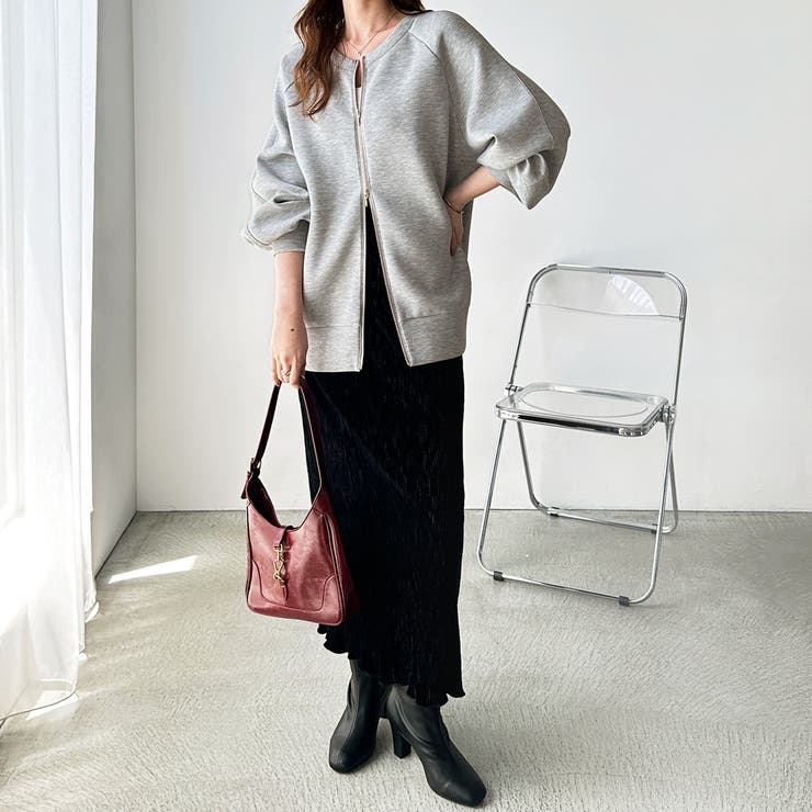 前後2WAYダブルジップスウェット[品番：GERW0010741]｜GeeRA