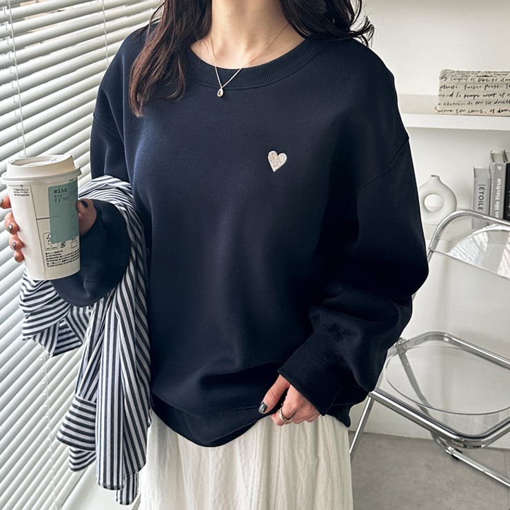 新品 パーリーゲイツ どうしちゃったPG 裏毛クルーネック