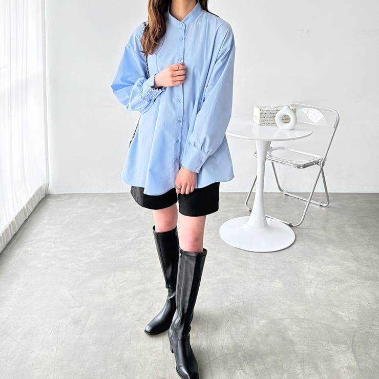 ボリューム袖着回しペプラムシャツ | GeeRA | 詳細画像11 