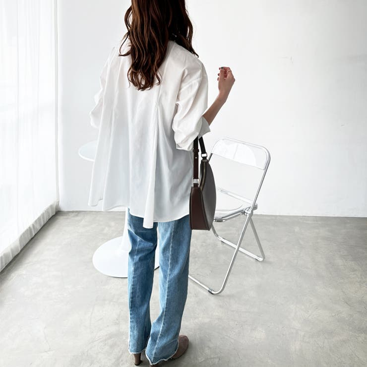 ボリューム袖着回しペプラムシャツ | GeeRA | 詳細画像4 