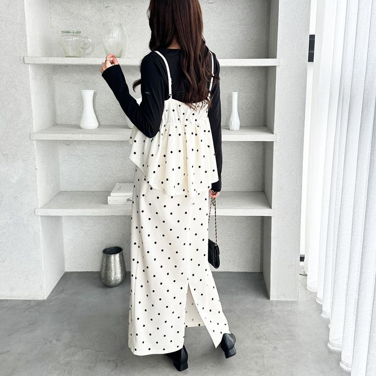 楽ちん！ペプラムキャミワンピース | GeeRA | 詳細画像52 