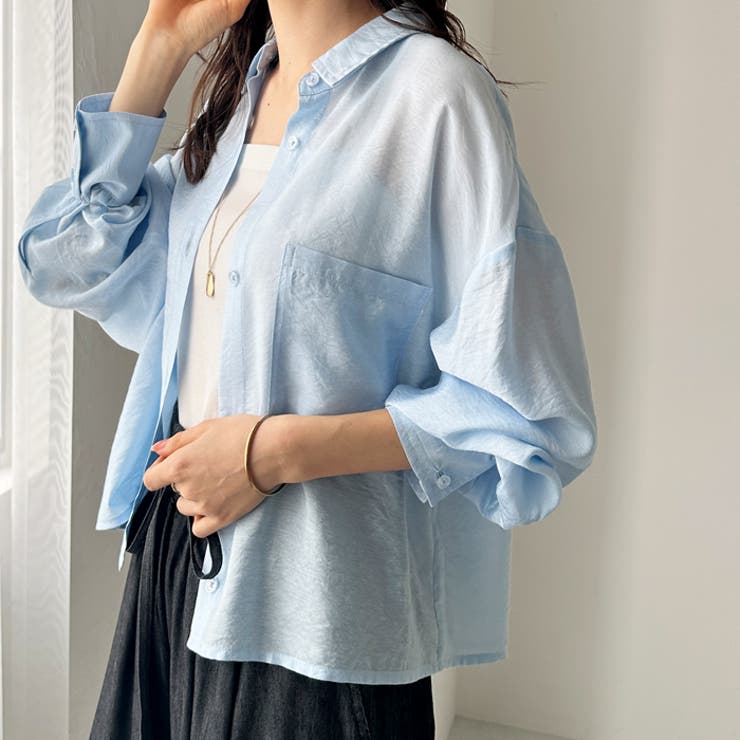 着回し自在シアーショートシャツ | GeeRA | 詳細画像27 