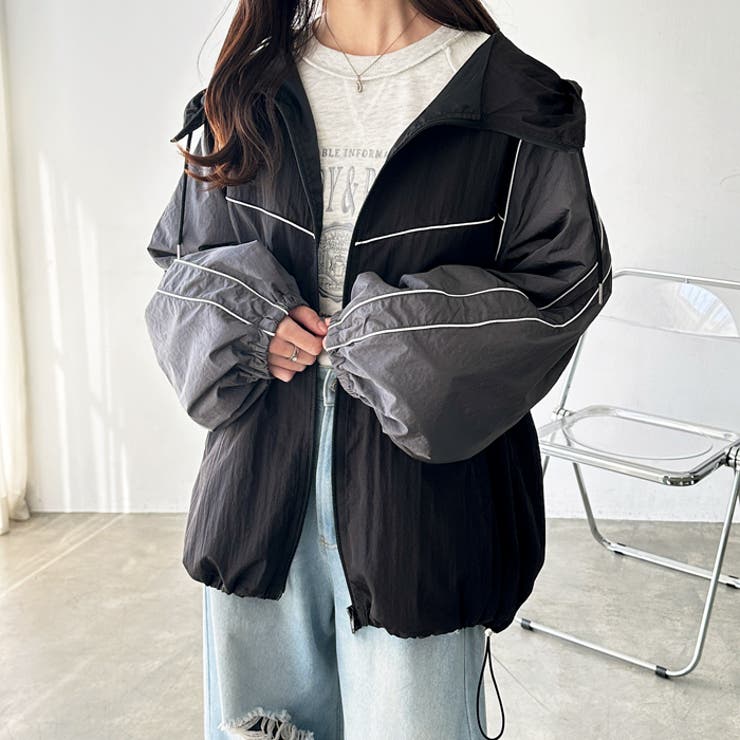 ブラック系 | ナイロンマウンテンパーカー | GeeRA