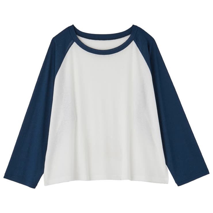 ラグラン切替配色スラブシアーカットソー | GeeRA | 詳細画像33 