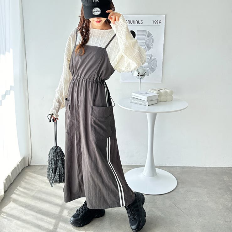 【FIRST MOOD】サイドラインドロストキャミワンピース | GeeRA | 詳細画像13 