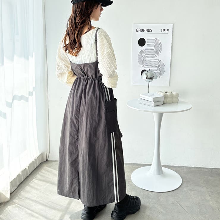 【FIRST MOOD】サイドラインドロストキャミワンピース | GeeRA | 詳細画像14 