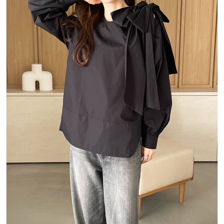 【YOUING.】ショルダーリボンブラウス | GeeRA | 詳細画像13 