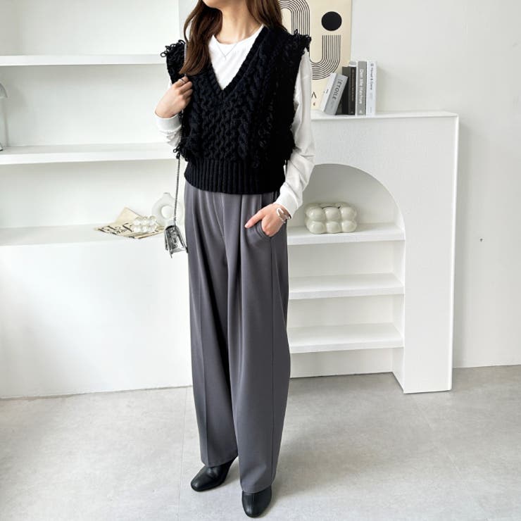 フリンジニットベスト | GeeRA | 詳細画像9 