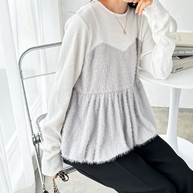 ドッキングペプラムトップス | GeeRA | 詳細画像6 