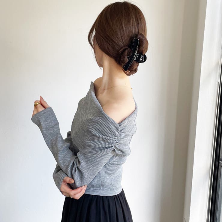 YOUING.】オフショルチュールドッキングワンピース  [品番：GERW0010880]｜GeeRA（ジーラ）のレディースファッション通販｜SHOPLIST（ショップリスト）