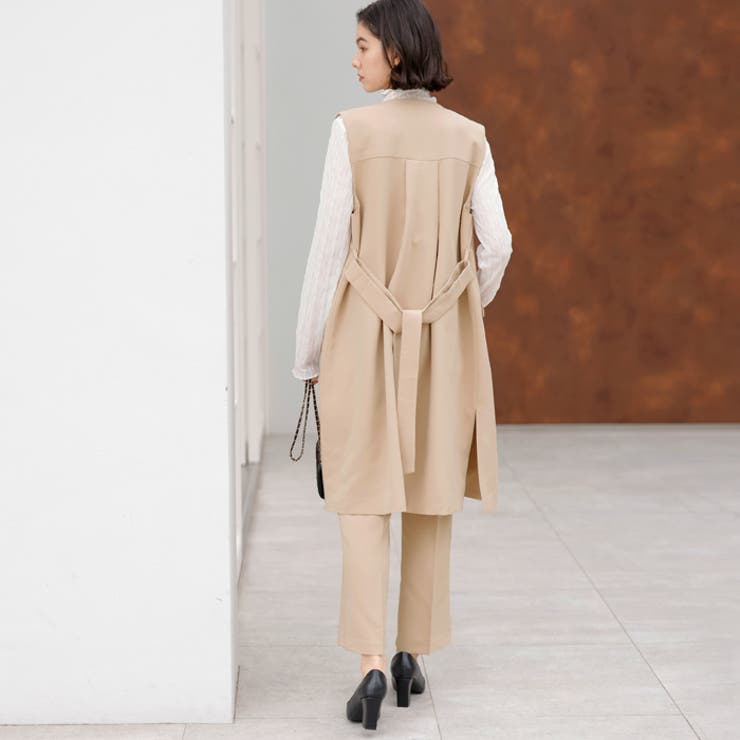 2点セット】ロングジレセットアップスーツ[品番：GERW0010902