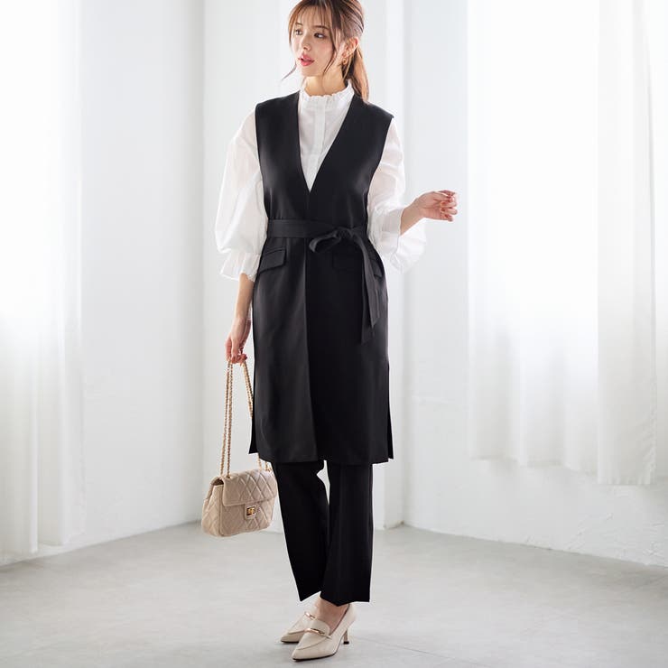 【２点セット】ロングジレセットアップスーツ | GeeRA | 詳細画像16 